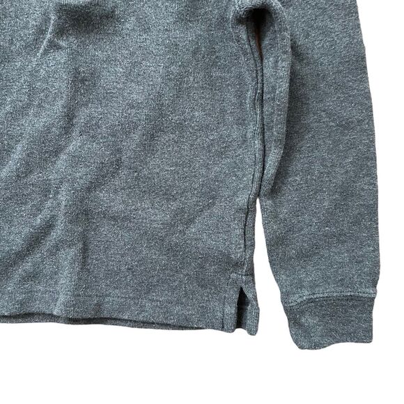 Polo Ralph Lauren Boys Size 7 Sweater 1/4 Zip Charcoal Gray Pullover Cotton - Picture 5 of 6